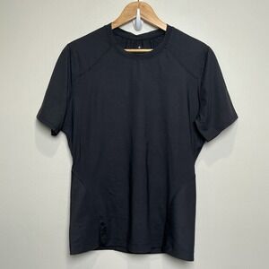 Tommie Copper Mens Lower Back Support Shirt XL Black Short Sleeve A23432 NWT $79